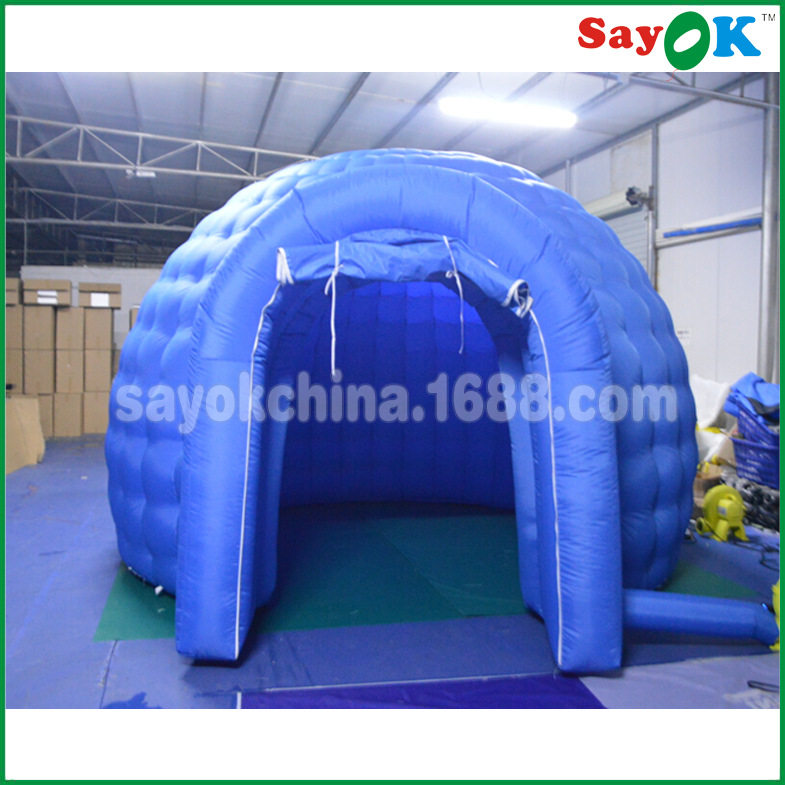 充气灯光冰屋展览帐篷 蓝色遮阳充气冰屋帐篷 可定制广告帐篷,节庆用品/礼品,充气用品,淘宝优惠券,粉丝福利购,淘宝优惠卷