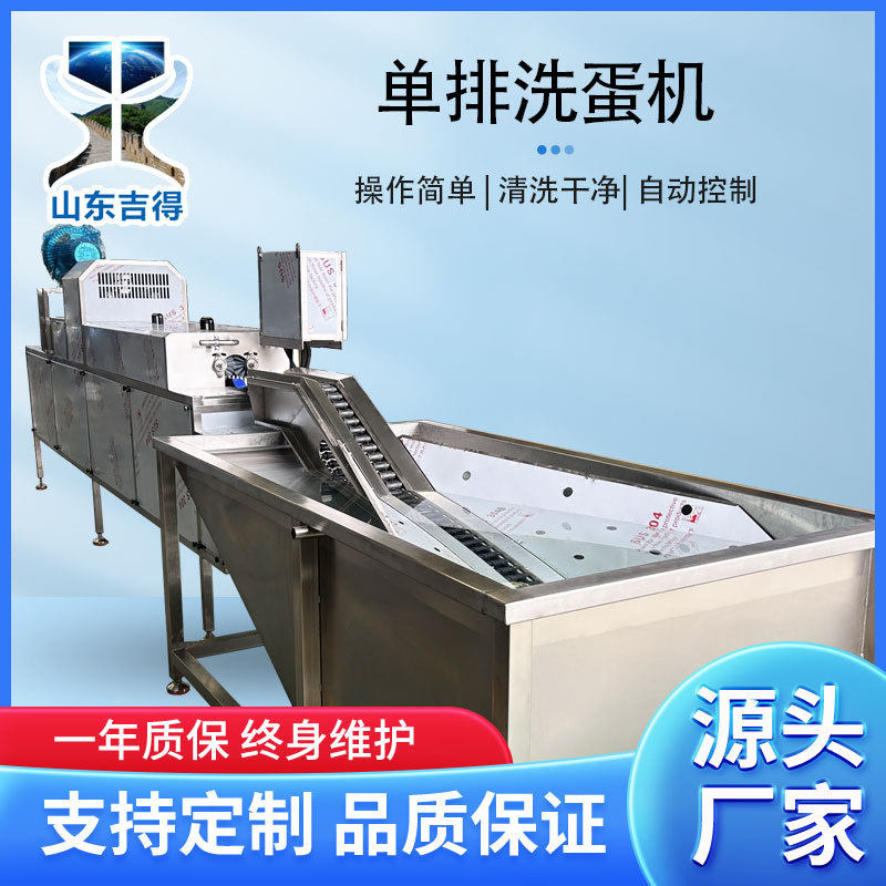 全自动洗蛋机 养殖场鸡鸭蛋类大型清洗机 咸鸭蛋松花蛋清洗设备
