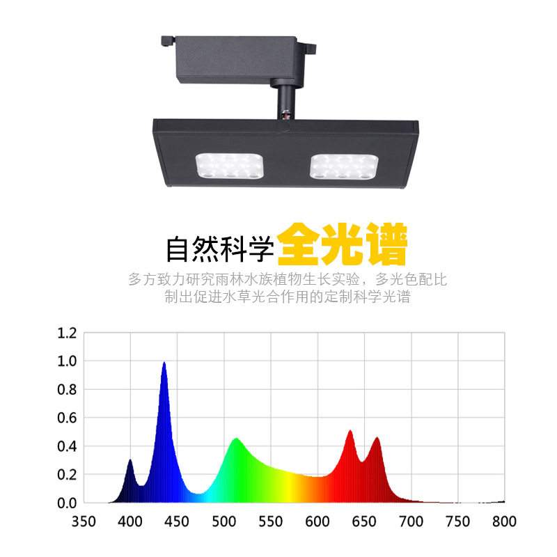 全光谱ld水草生长灯生态造景补光灯防雨爆藻水族灯,家装灯饰光源,植物生长灯,淘宝优惠券,粉丝福利购,淘宝优惠卷