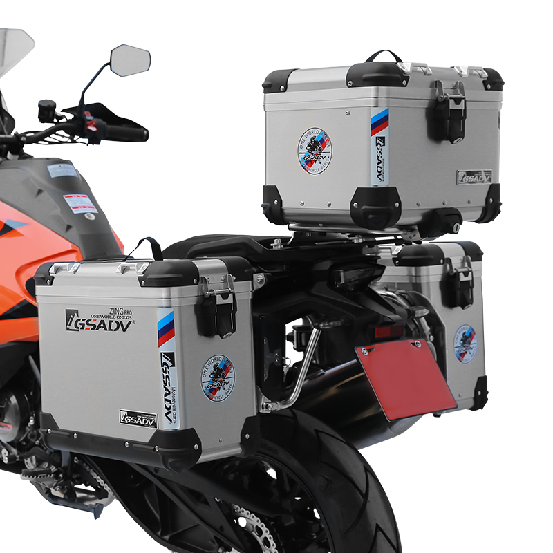 GSADV适用22款KTM1290ADV护杠底板边箱三箱尾箱保险杠保护原改装