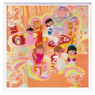 潮流艺术画刘颖画大尺寸大幅壁画客厅装饰画沙发背景墙挂画