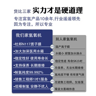 工厂直营 2023智能氢氧机家用吸氢机家用SPE电解水制氢机养生