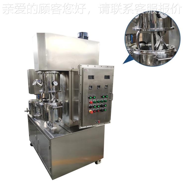 实验机室双行星搅拌实验室双机压料机电池搅拌分散锂搅拌器水粘合 - 实物图