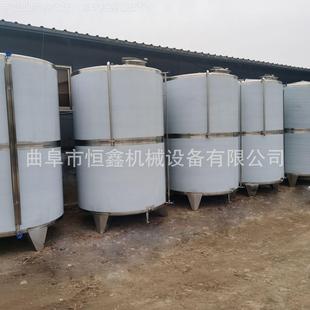 河北不锈钢贮白酒储存罐 备型平底储罐现场79455制做酿酒设 大立式