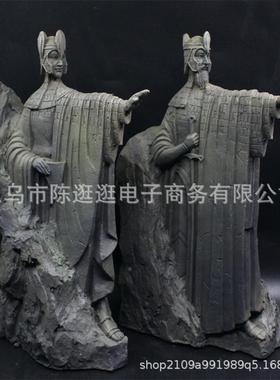 【折扣价】指王魔戒霍比特环像人刚铎之门阿苟纳斯雕书档摆件手书