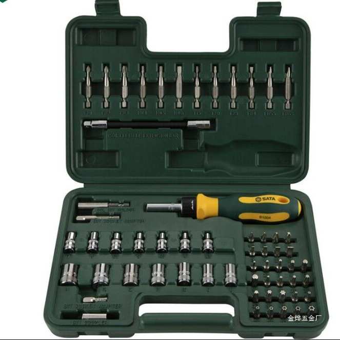 SATA世达五金工具60件6.3系列套筒及旋具头组套09324其它金烨