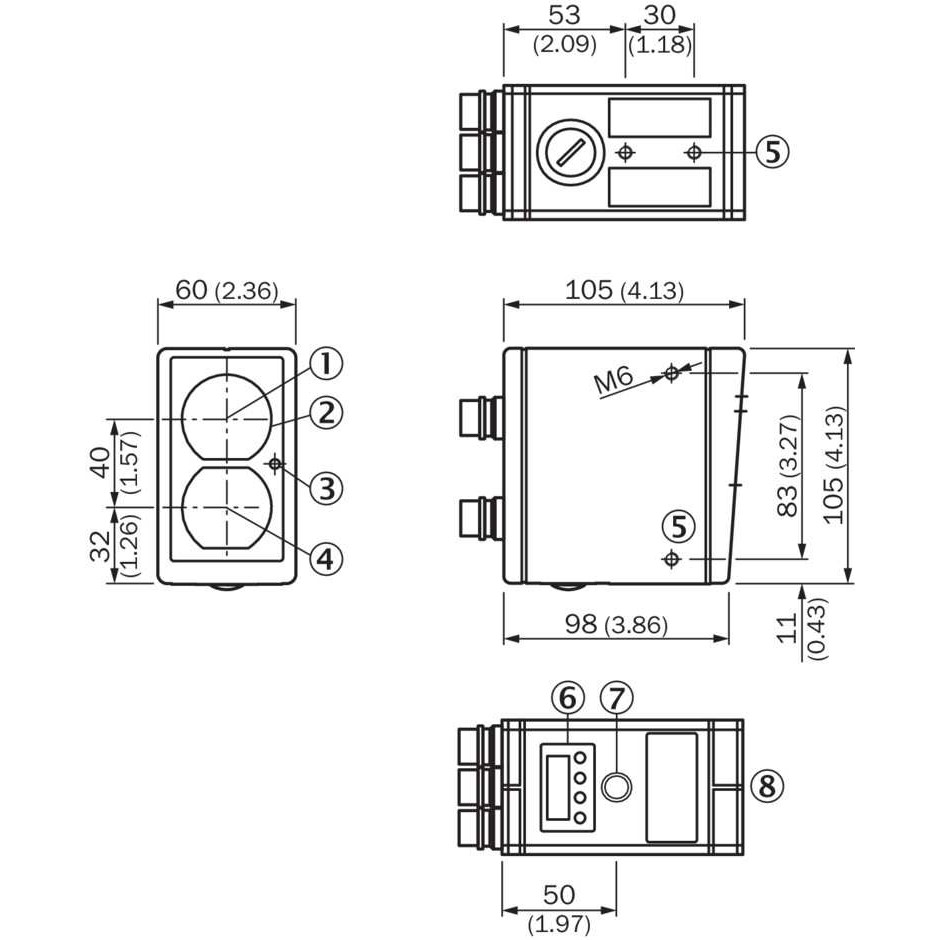 光学数据传输 ISD400-6111 订货号: 1046119