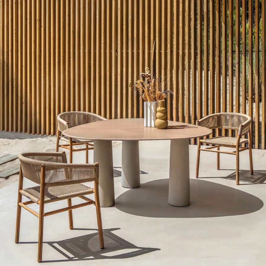 户外休闲藤椅露天花园庭院北欧实木藤编椅子室外阳台桌椅创意家具