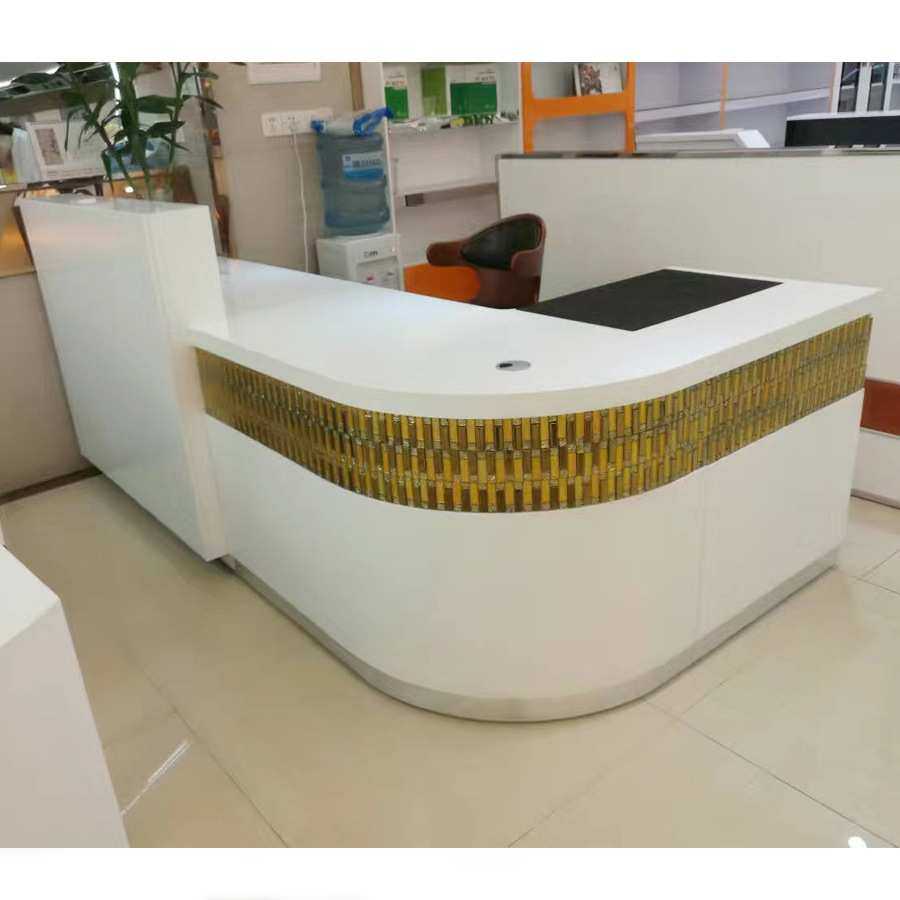 公司咨询台迎宾台大型前台接待台时尚收银吧台烤漆办公室前台BL24