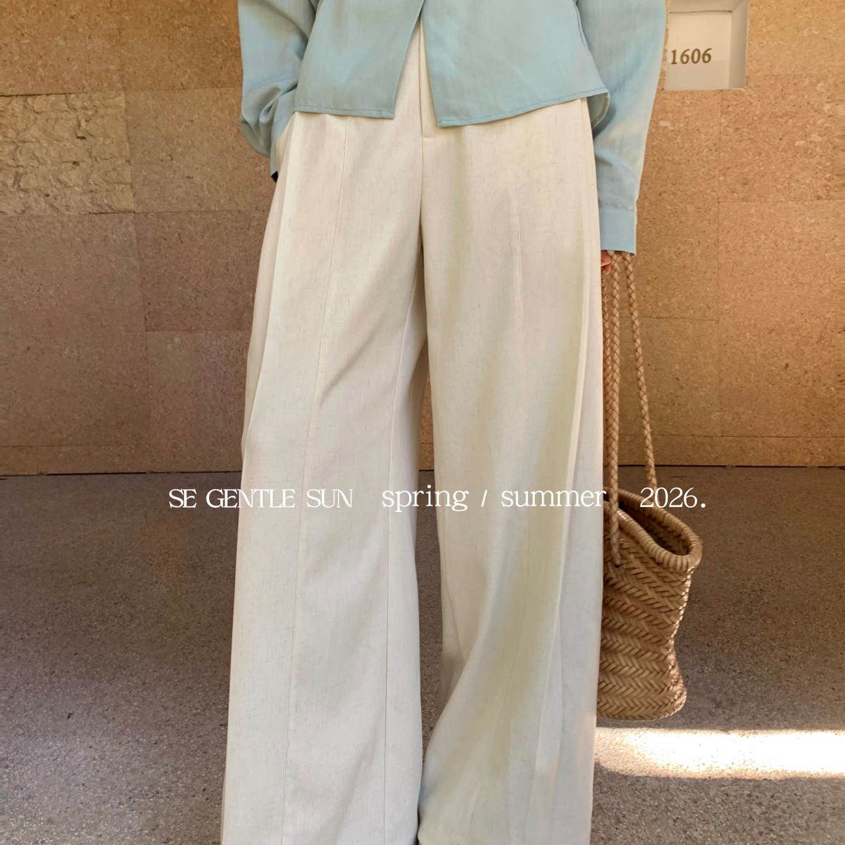 SE GENTLE SUN-SE白标随性老钱风亚麻阔腿休闲裤(配腰带),女装/女士精品,休闲裤,淘宝优惠券,粉丝福利购,淘宝优惠卷