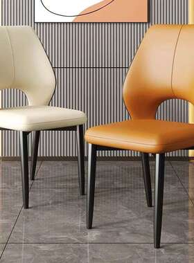 Tal北欧现代轻奢餐椅家用靠背椅酒店洽谈椅子餐桌椅休闲餐厅简约