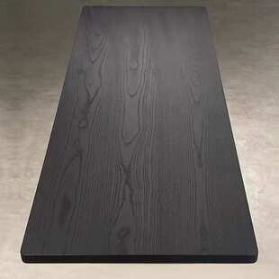 白蜡木碳化板黑色木板实木餐桌茶桌茶台桌面板实木板原木大板桌板