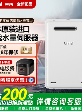 Rinnai/林内热水器日本原装进口燃气室外机防冻天然气REU-A1620W