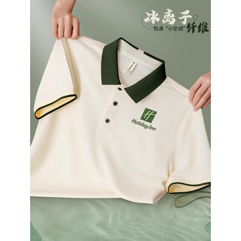 教师工作服定制pol衫冰丝t图片