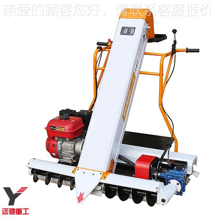 稻谷粮食式动装袋机 自走地面粮食装袋机汽定金油 自收谷装袋机