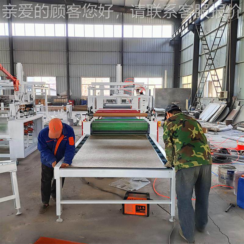 SPC石塑蜂窝铝板 贴面机 平贴机铝皮防火皮pur热熔胶平贴机墙覆膜