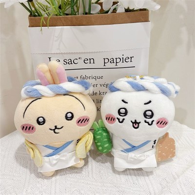 【日版精品】chiikawa吉伊卡哇寿司小八乌萨奇毛绒玩偶书包挂件
