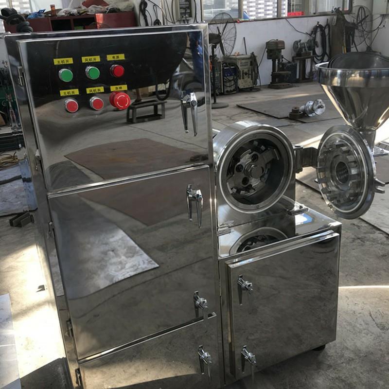 香砂除尘打粉机香果粉碎机草果粉碎机白叩红叩打粉机三奈磨粉机