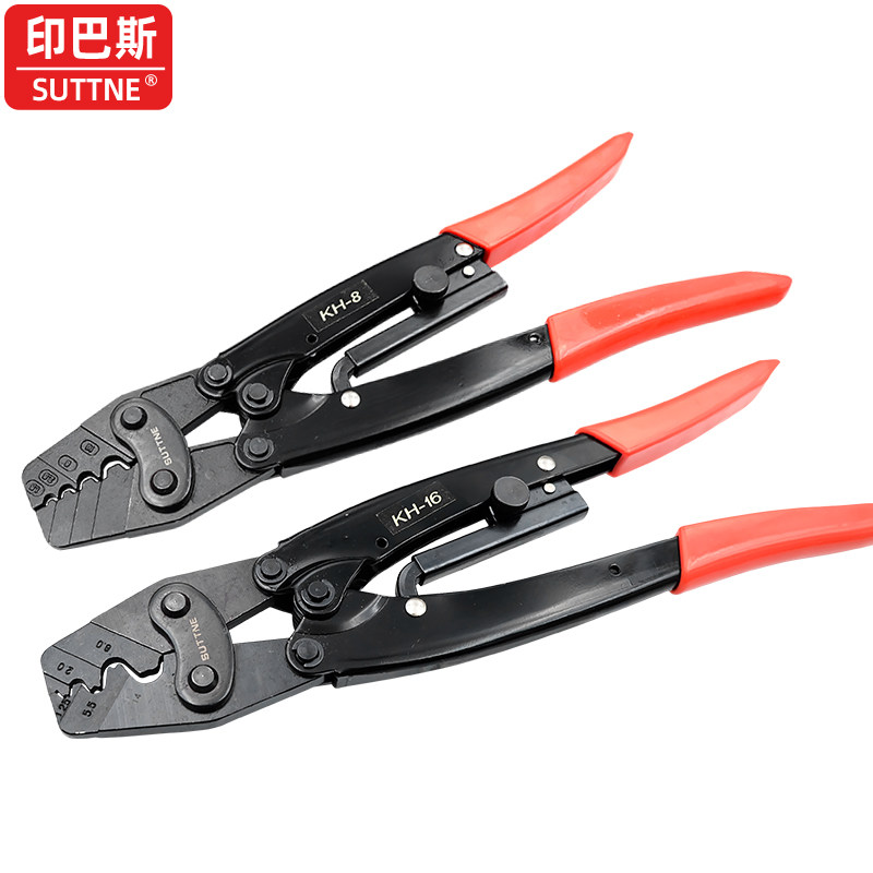 压线钳冷压裸端子圆叉形开口铜鼻子电工棘轮SUTTNE压接线钳省力,五金/工具,压线钳,淘宝优惠券,粉丝福利购,淘宝优惠卷