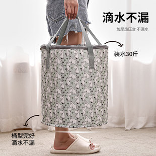 泡脚桶洗脚袋足浴水盆家用旅行神器可折叠保温款 便携式 宿舍过小腿