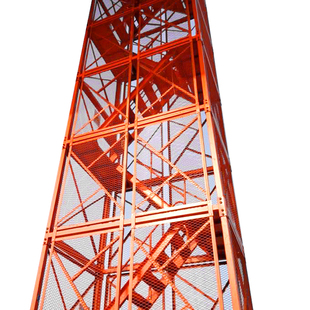 桥梁基坑组装式安全梯笼建筑施工上下行人爬梯箱式墩柱安全防护笼