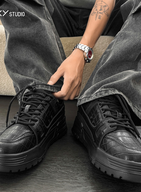 内增高鞋子男鞋2025新款秋冬季男透气小白鞋男士休闲鞋运动鞋板鞋