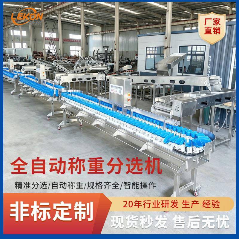 大小料盒不锈钢秤定制果蔬重量分选机龙虾海参鲍鱼水产加工分级