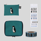 Goodnight Penguin 可爱企鹅 KBP 手拿包 企鹅旅行收纳包