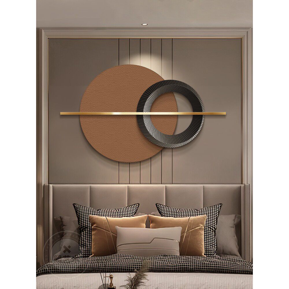 意式轻奢现代卧室床头装饰画高级感壁饰客厅沙发背景墙挂画极简