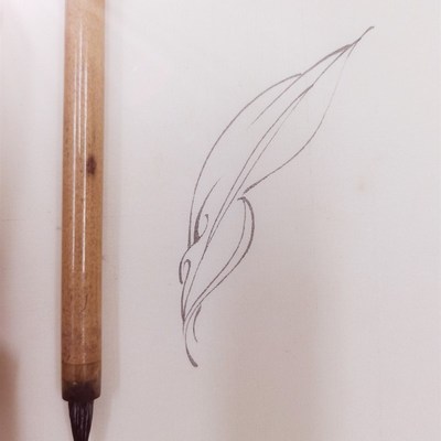 吴钩小号瘦金体工笔画勾v线笔现代套装水彩笔小楷硬豪游丝