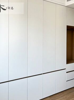 深圳全屋定制分h段式平开门衣柜衣帽间定做一门到顶设计订整体卧