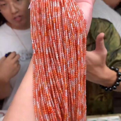【逍遥】南红玛瑙糖果圆珠项链*777/0105/多样性发/1件