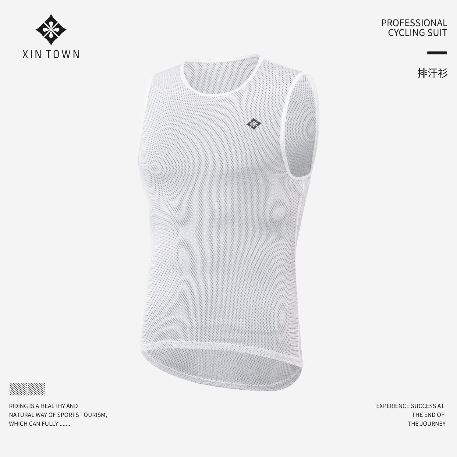 新款骑行服透气内衣舒适男女自行车速乾衣内搭衣V排汗打底衫装备