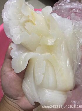 阿富汗玉白菜摆件财运滚滚来玉器工艺品家居公司收银台摆饰