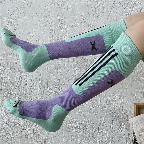 户外中高筒袜f男女速干登山徒步爬山美丽诺运动袜吸汗滑雪袜子春