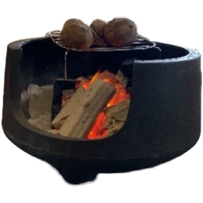 大伍德炉铸j铁炉炭炉烧烤炉煮茶炉