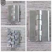 安望精铸加厚铁柜门合页 配电箱电柜设备工业铰链