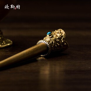 宝瓶无嘴有嘴净水瓶 大小号 贲巴壶密宗灌顶供具铜奔巴壶 欧斯特