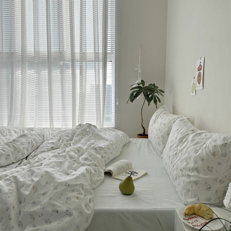 梨梦 星岛寻兔 可爱卡通40支四件套全棉床单T被套宿舍床上用品,床上用品,床品套件/四件套/多件套,淘宝优惠券,粉丝福利购,淘宝优惠卷