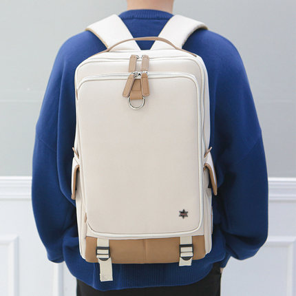 EXIT双肩包潮男韩版青年休闲背包2021款学S生书包笔记本电脑包