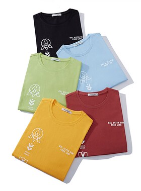 夏天黄色T恤男大h码2023新款 柠檬黄200 300斤超级大号半截袖XXXX