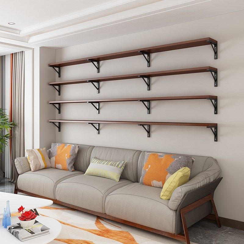 沙发后置物架实木书架隔板u简易沙发边书柜铁艺客厅挂墙靠墙储物,住宅家具,书架,淘宝优惠券,粉丝福利购,淘宝优惠卷