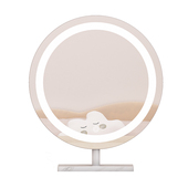 台式 智能led化妆镜带灯网红主卧室梳妆台镜子学生宿舍桌面梳妆镜