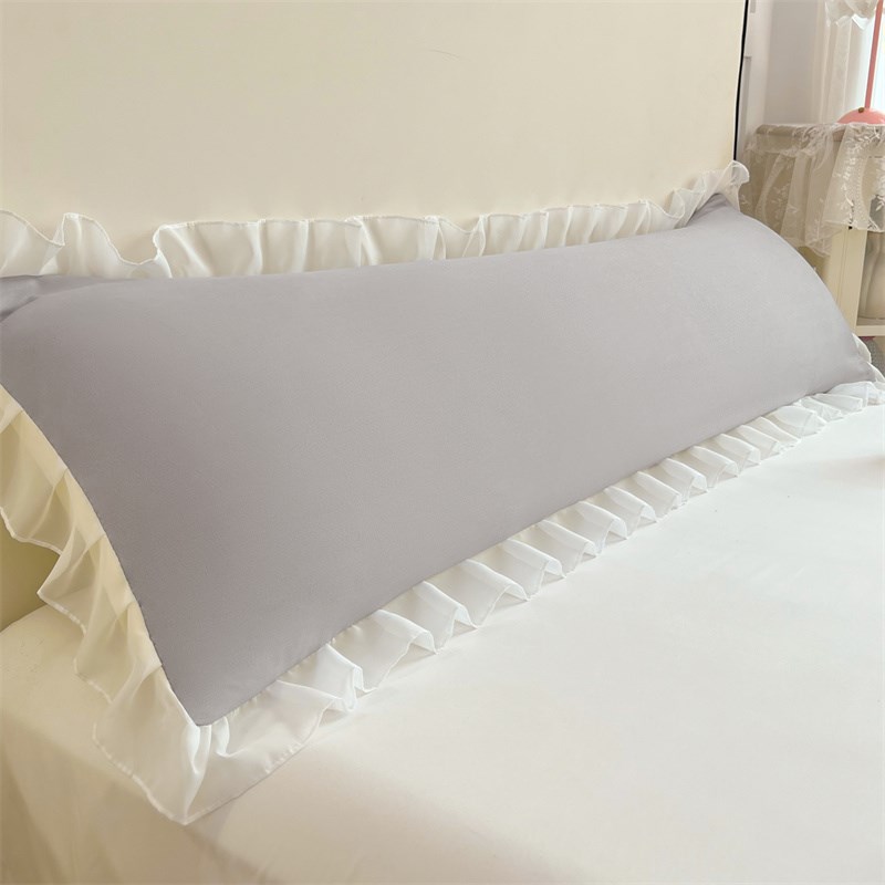 小仙女韩式花边款双人长枕套情侣加长枕头套1.5米长款枕芯内胆套