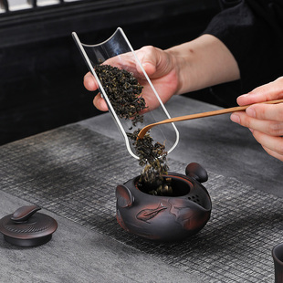 紫陶茶壶单壶浮雕紫泥纯手工泡茶建水紫砂壶功夫茶具手抓壶盖碗杯