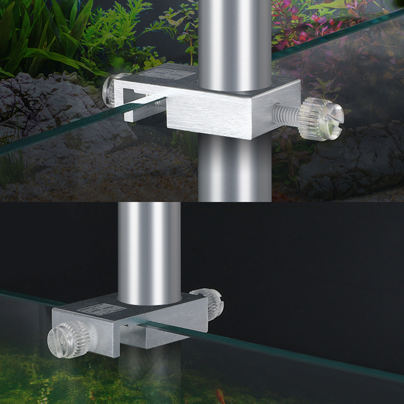 鱼缸过滤桶进出水水管固定夹铝合金固定夹草缸不锈钢进出水管固定