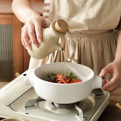 日式陶瓷调料罐套装家用厨房高端新款高颜值调味盒网红大容量瓶罐