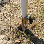 泥地用金属加厚铁镀锌铁叉园沙滩伞支架大太阳伞底座广告伞