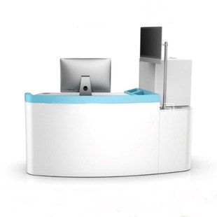 烤漆抽血台体检台疫苗接种台带转角电脑桌诊疗台门诊桌工作台儿科