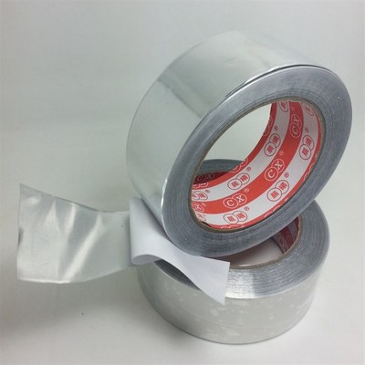 加厚铝箔胶带锡箔纸防水保温铝箔耐温屏蔽防辐射铝铂胶带宽